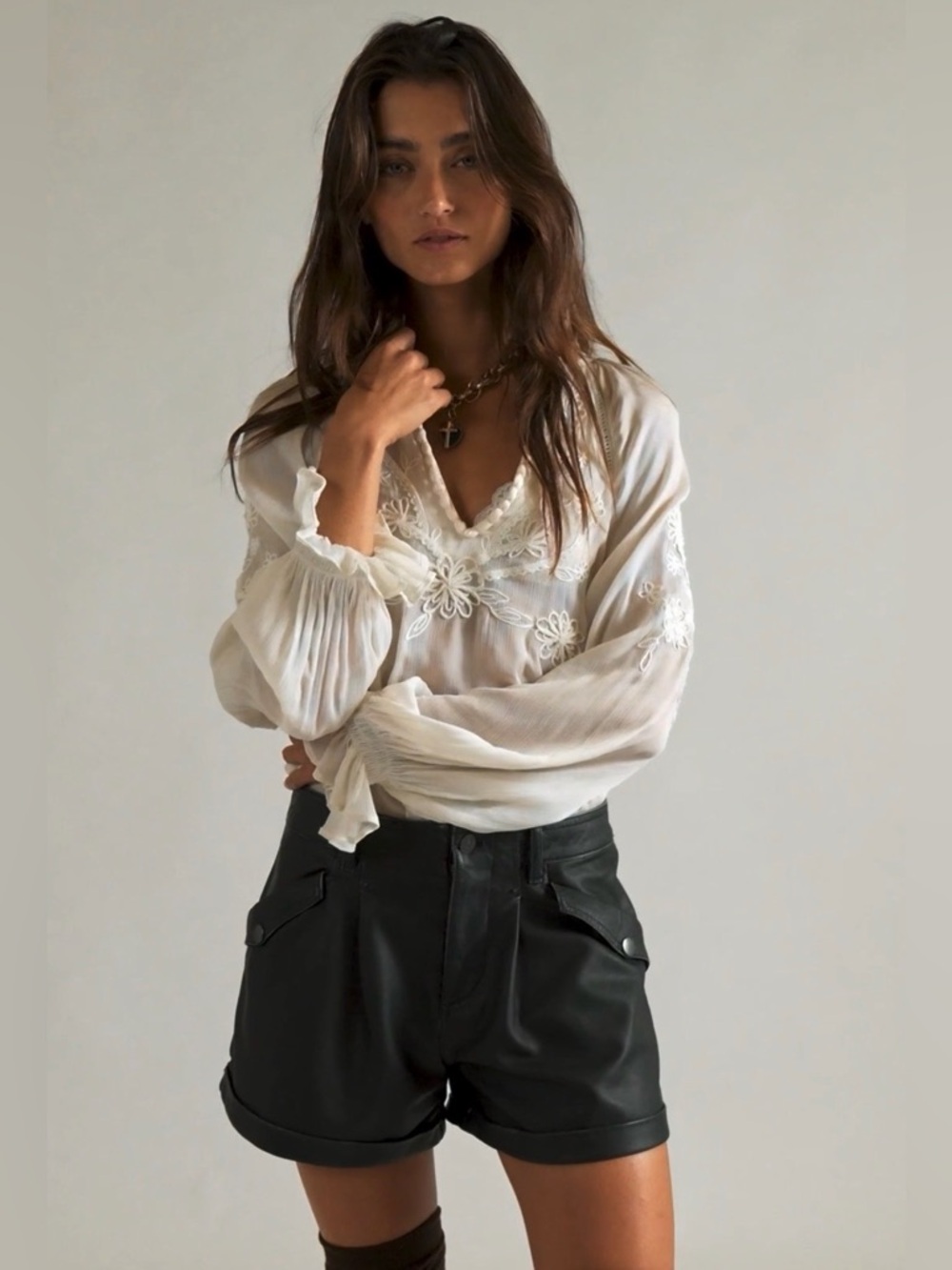 We The Free West Lake Vegan Faux Leather Shorts. Sold Out in all sizes! Size 4